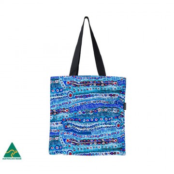 Aboriginal Art | Tote Bag | Murdie Morris Blue Aboriginal Art | Tote Bag | Murdie Morris Blue